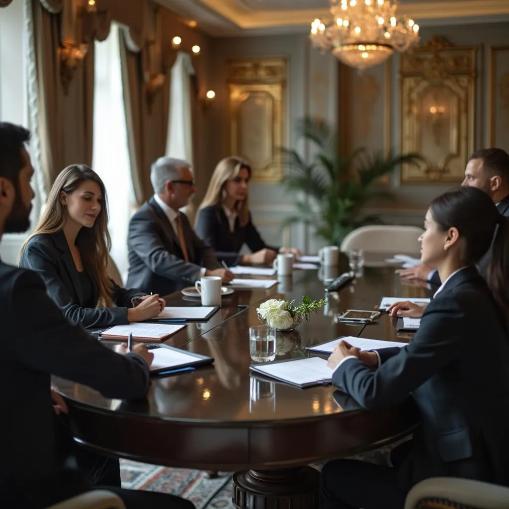 Sesión de formación empresarial